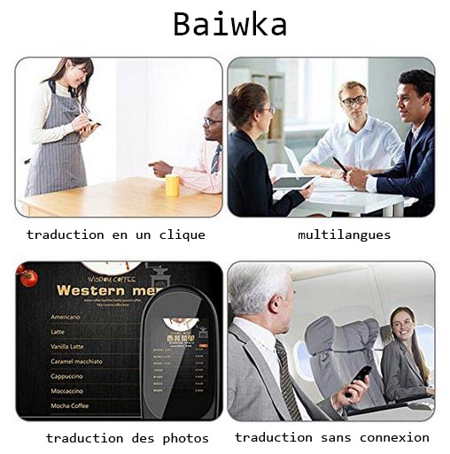 fonctions du traducteur vocal baiwka